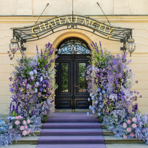 Chateau Mcely wedding decor