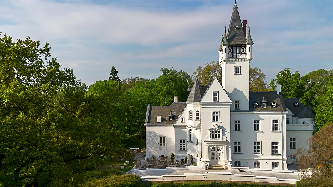 Historic private estate Osowa Sień in western Poland