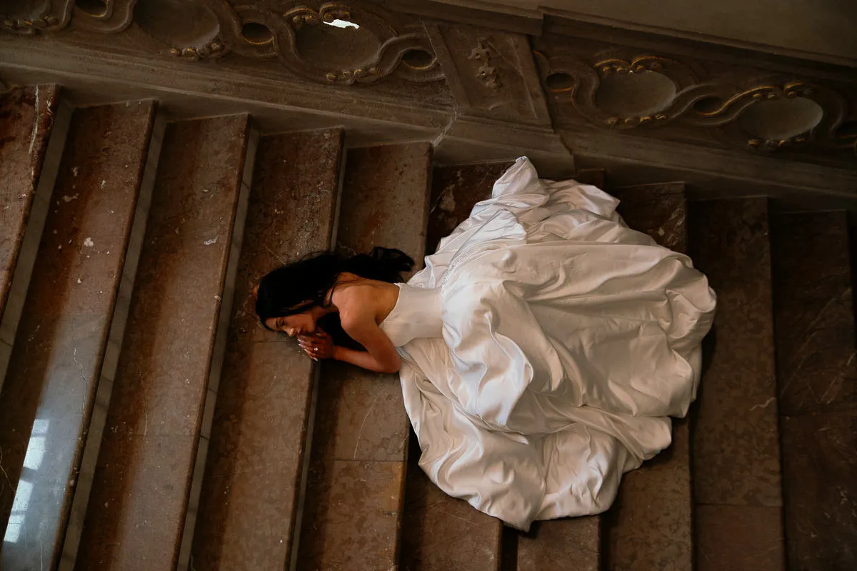 Katie and Sam intimate castle wedding at Galicia Nueva
